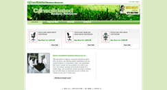 Desktop Screenshot of consolidatedbusinessresources.com