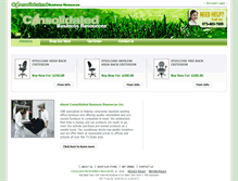 Tablet Screenshot of consolidatedbusinessresources.com